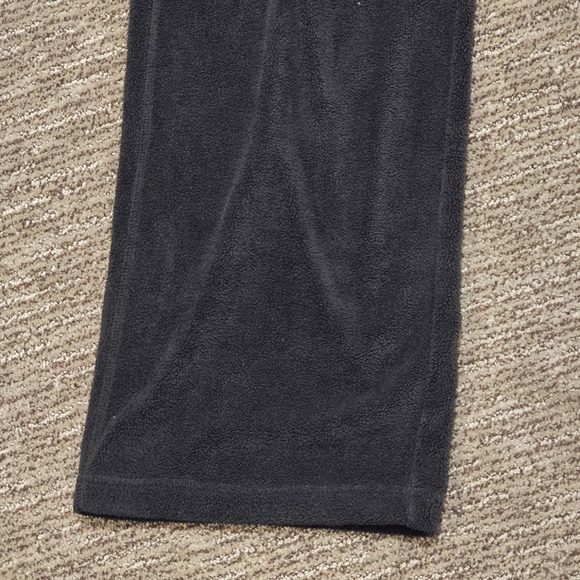 Patagonia Sz Small Plush Fleece Black Pants Cozy Soft Sweat Pants Pajamas - Picture 4 of 9